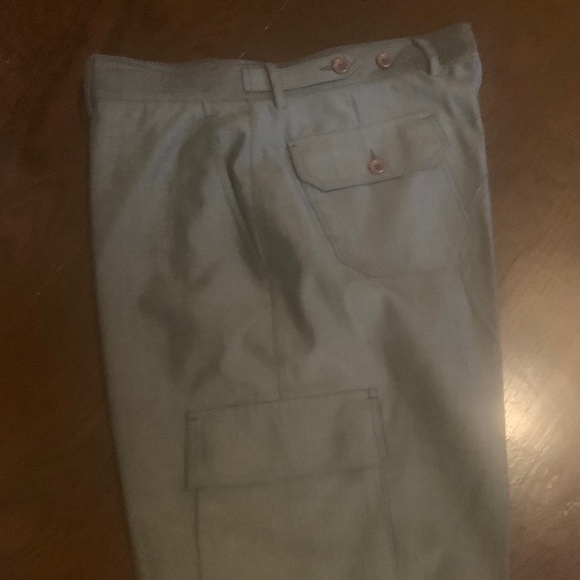 Men's Summer dressed up Grey cargo pant - Picture 3 of 8